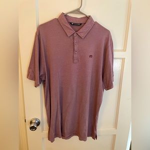 TravisMathew Zinna Polo - Heather Burgundy (L)